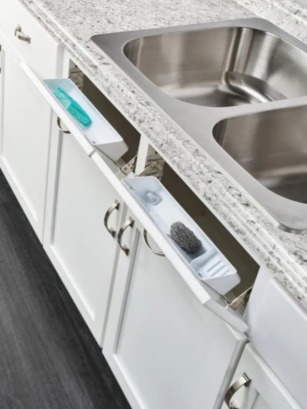 Pair TIP OUT BINS & HARDWARE